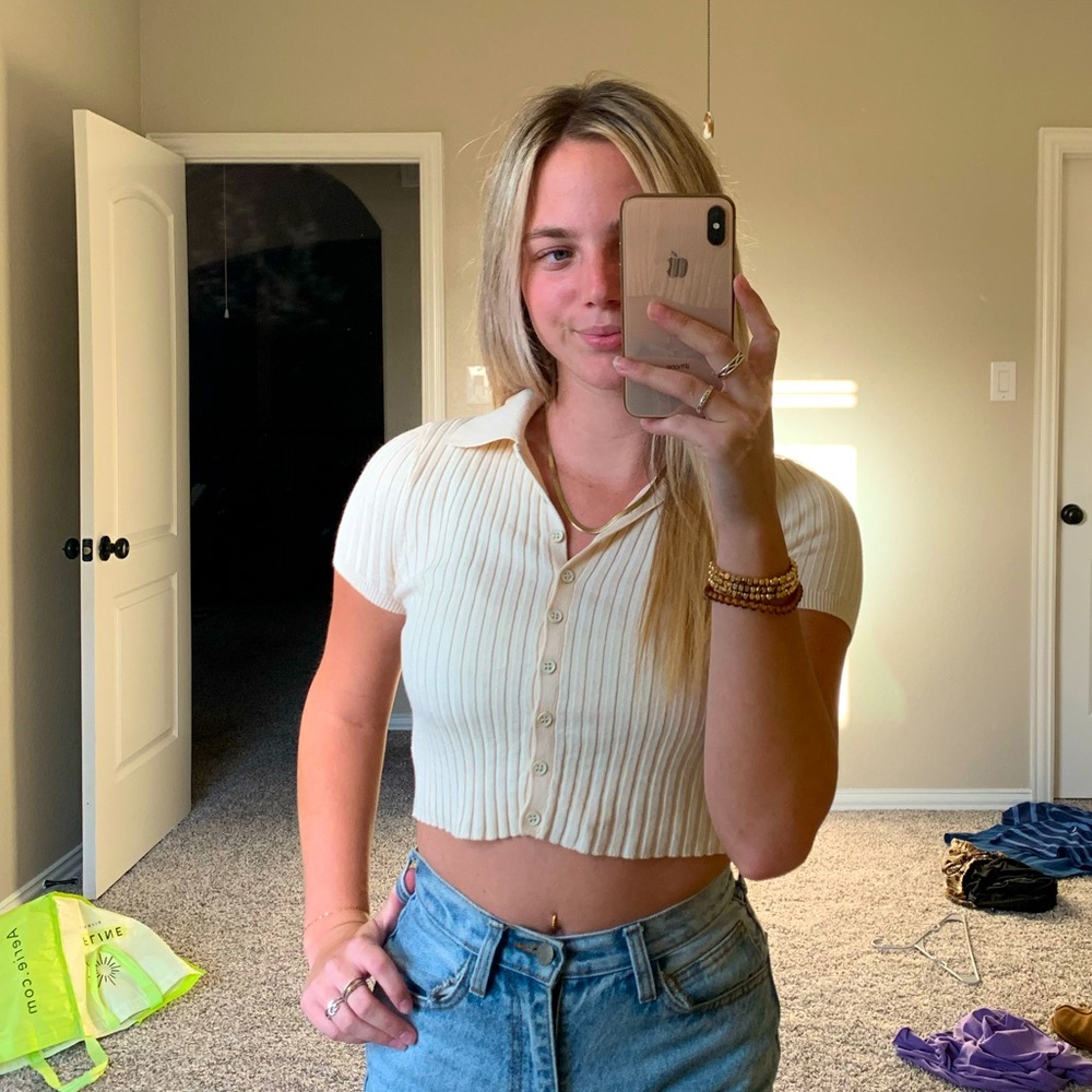 urban outfitters button top